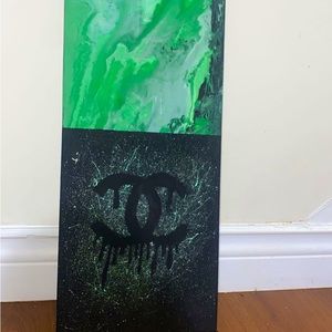 3 trippy acrylic paintings:) asking $220 for all 3! feel free to make an offer !